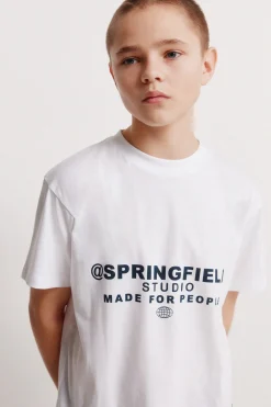 Springfield Kids Camiseta manga corta boxy ni&ntilde;o^Niños Camisetas