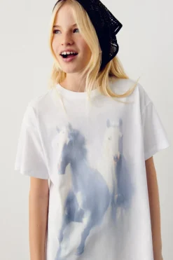 Springfield Kids Camiseta manga corta caballo ni&ntilde;a^Niños Camisetas