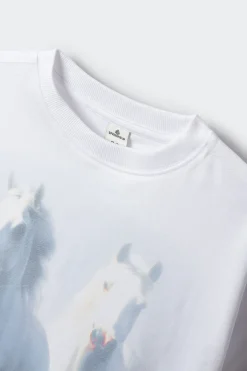 Springfield Kids Camiseta manga corta caballo ni&ntilde;a^Niños Camisetas