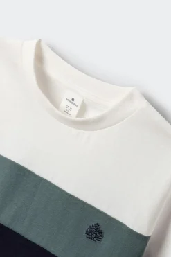 Springfield Kids Camiseta manga corta color block ni&ntilde;o^Niños Camisetas