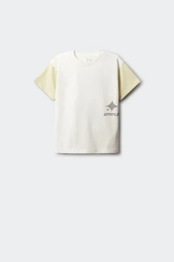 Springfield Kids Camiseta manga corta contrastes ni&ntilde;o^Niños Camisetas