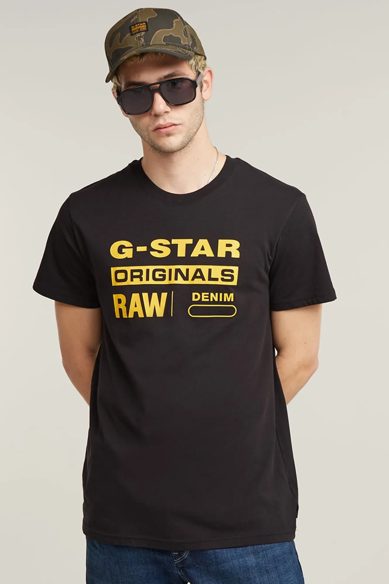 G-STAR Camiseta manga corta de algod&oacute;n ecol&oacute;gico^Hombre Camisetas