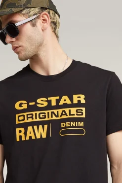 G-STAR Camiseta manga corta de algod&oacute;n ecol&oacute;gico^Hombre Camisetas