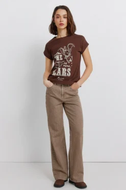 Springfield Camiseta manga corta disney^Mujer Camisetas