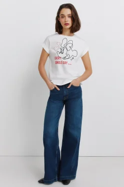 Springfield Camiseta manga corta disney^Mujer Camisetas