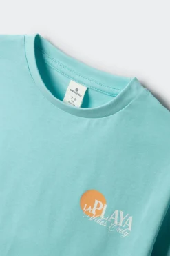 Springfield Kids Camiseta manga corta la playa ni&ntilde;o^Niños Camisetas