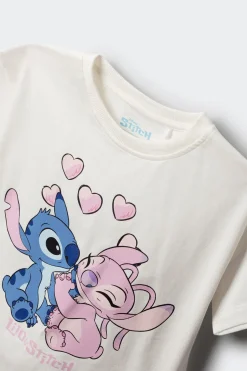 Springfield Kids Camiseta manga corta Lilo & Stich ni&ntilde;a^Niños Camisetas