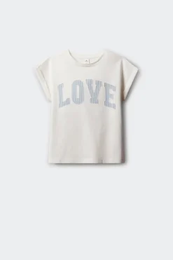 Springfield Kids Camiseta manga corta love ni&ntilde;a^Niños Camisetas