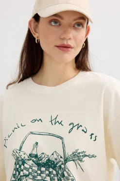 Inside Camiseta manga corta print^Mujer Camisetas