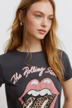 Springfield Camiseta manga corta "Pink panther"^Mujer Camisetas