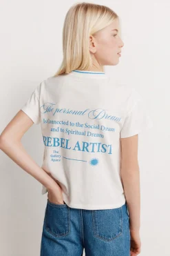 Springfield Kids Camiseta manga corta rebel ni&ntilde;a^Niños Camisetas