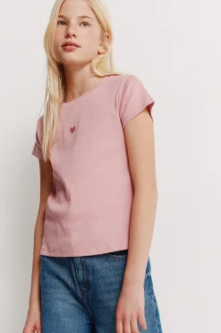 Springfield Kids Camiseta manga corta rib ni&ntilde;a^Niños Camisetas