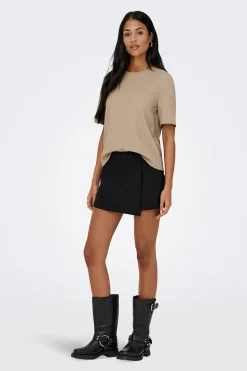 JDY Camiseta manga corta textura^Mujer Camisetas|Basic Bar