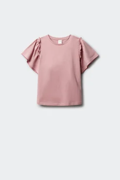 Springfield Kids Camiseta manga corta volantes ni&ntilde;a^Niños Camisetas