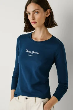 Pepe Jeans Camiseta manga larga^Mujer Camisetas