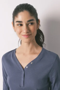 Women'secret Camiseta manga larga algod&oacute;n canal&eacute;^Mujer Pijamas