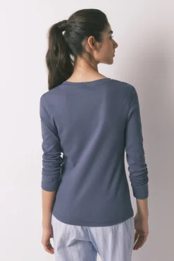 Women'secret Camiseta manga larga algod&oacute;n canal&eacute;^Mujer Pijamas