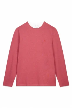 Springfield Camiseta manga larga doble melange^Hombre Camisetas