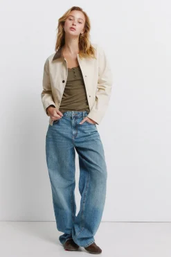 Springfield Camiseta manga larga lace^Mujer Camisetas