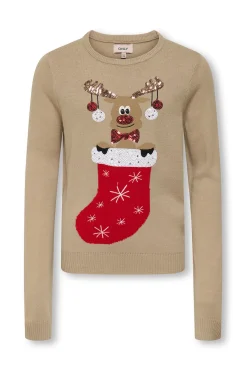 Only Girls Camiseta manga larga navidad de ni&ntilde;a^Niños Camisetas