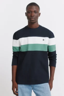 Springfield Camiseta manga larga piqu&eacute; cortes^Hombre Camisetas