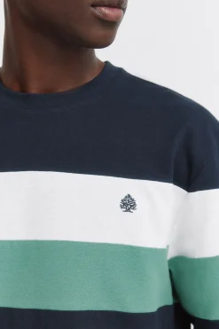 Springfield Camiseta manga larga piqu&eacute; cortes^Hombre Camisetas