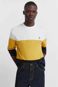 Springfield Camiseta manga larga piqu&eacute; bloques^Hombre Camisetas