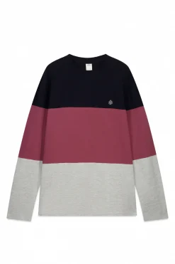 Springfield Camiseta manga larga piqu&eacute; bloques^Hombre Camisetas