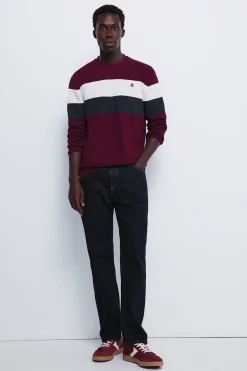 Springfield Camiseta manga larga piqu&eacute; cortes^Hombre Camisetas