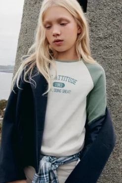 Springfield Kids Camiseta manga larga rib ni&ntilde;a^Niños Camisetas