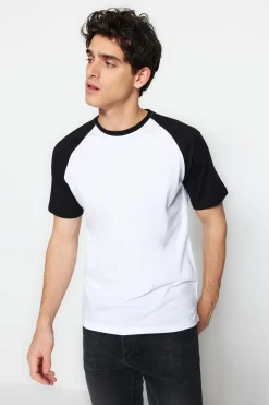 Trendyol Camiseta mangas bicolor^Hombre Camisetas