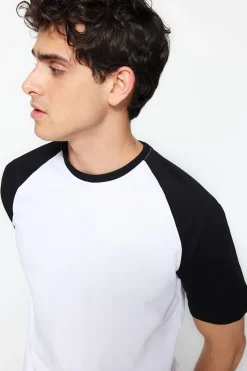 Trendyol Camiseta mangas bicolor^Hombre Camisetas
