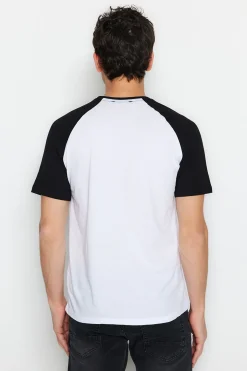 Trendyol Camiseta mangas bicolor^Hombre Camisetas