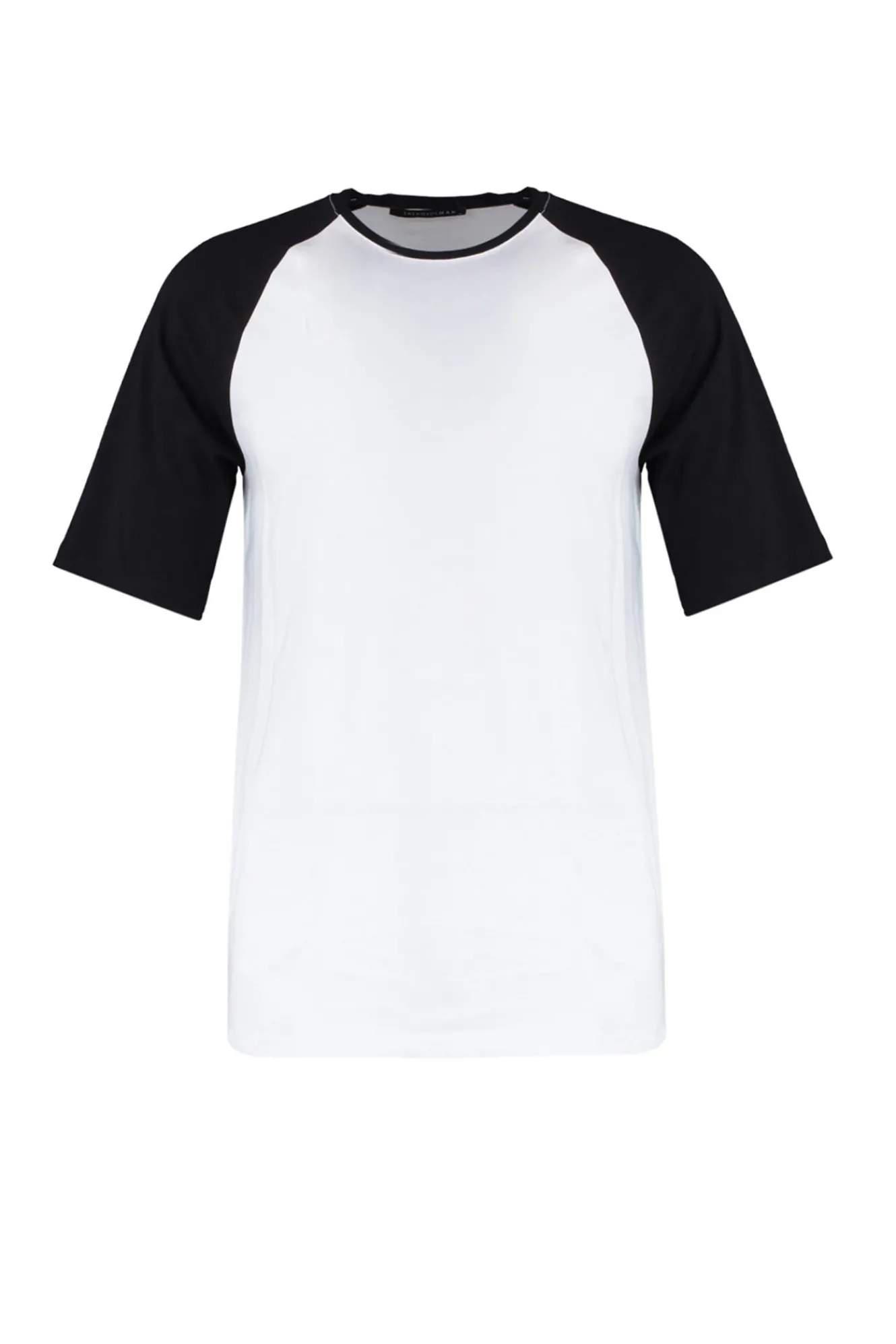 Trendyol Camiseta mangas bicolor^Hombre Camisetas