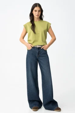 Tiffosi Camiseta minimalista^Mujer Camisetas