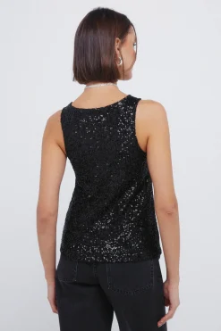 Springfield Camiseta nadadora lentejuelas^Mujer Camisetas