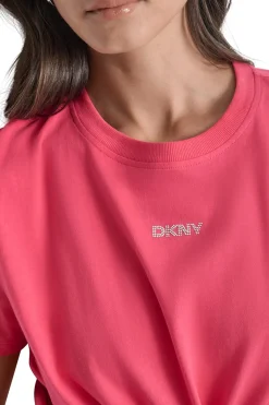 DKNY Camiseta nudo^Mujer Camisetas