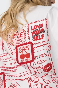 Tiffosi Young Camiseta Oversize^Mujer Camisetas