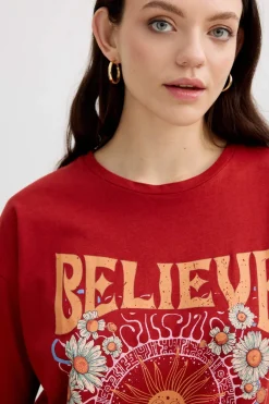 Inside Camiseta oversize^Mujer Camisetas