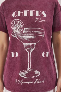 Trendyol Camiseta oversize manga corta^Mujer Camisetas