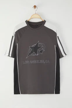 Trendyol Camiseta oversize manga corta^Hombre Camisetas