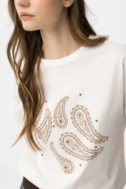 Tiffosi Camiseta Paisley^Mujer Camisetas