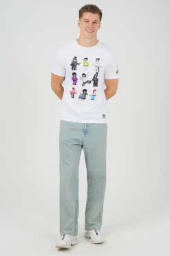 Brave Soul Camiseta piezas de lego manga corta^Hombre Camisetas