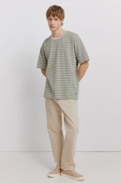 Springfield Camiseta piqu&eacute; rayas^Hombre Camisetas