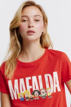 Springfield Camiseta "Mafalda"^Mujer Camisetas