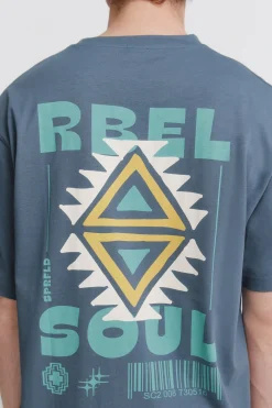 Springfield Camiseta Rbel nativa^Hombre Camisetas