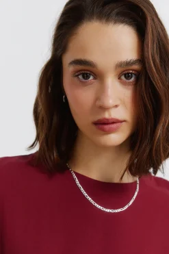 Springfield Camiseta recta b&aacute;sica lisa^Mujer Camisetas