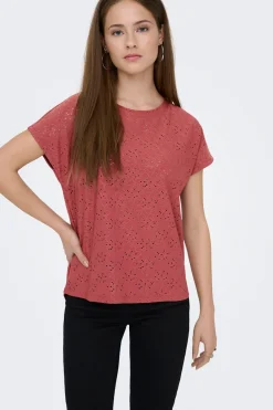 Only Camiseta regular fit manga corta^Mujer Camisetas