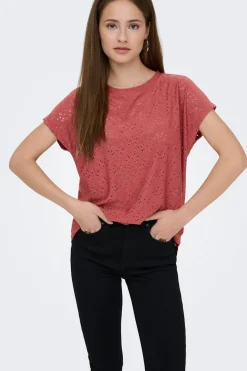 Only Camiseta regular fit manga corta^Mujer Camisetas