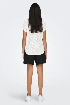 Only Camiseta regular fit manga corta^Mujer Camisetas